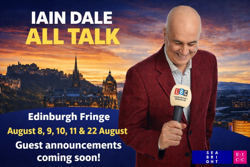 Iain Dale All Talk Edinburgh Fringe 2026